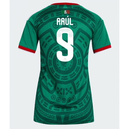 Billige Fotballdrakt Mexico Raul Jimenez #9 Replika Hjemmedrakt Dame VM 2026 Kortermet Billige Fotballdrakt Mexico Raul Jimenez #9 Replika Hjemmedrakt Dame VM 2026 Kortermet